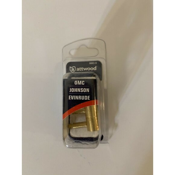 Attwood 8883-6 Fuel Tank Fitting 1/4in 6.4mm OMC EVINRUDE‎ - Picture 3 of 7